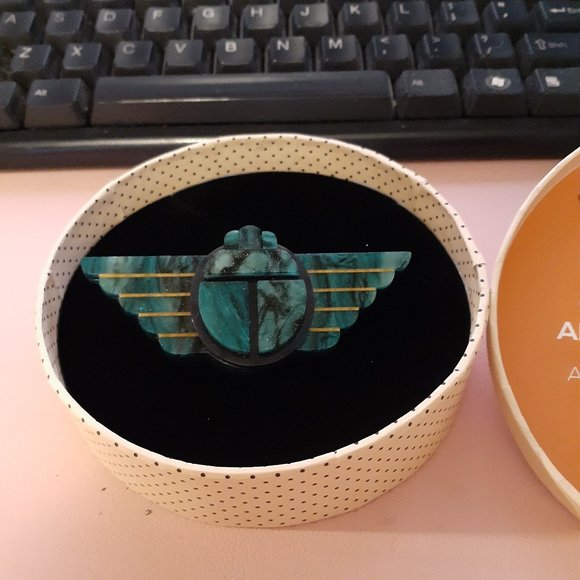 Erstwilder Jewelry - Erstwilder Ancient Egypt Revival Brooch Pin